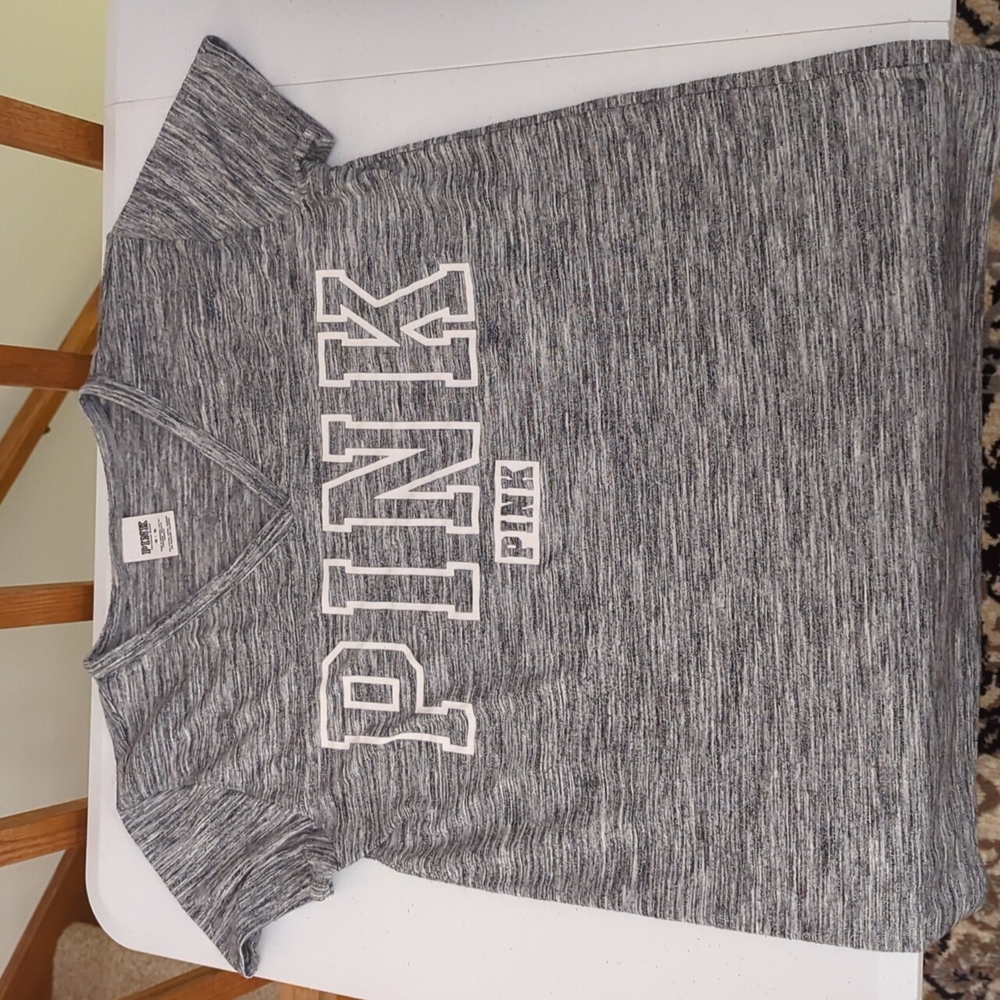 PINK Gray T-shirt